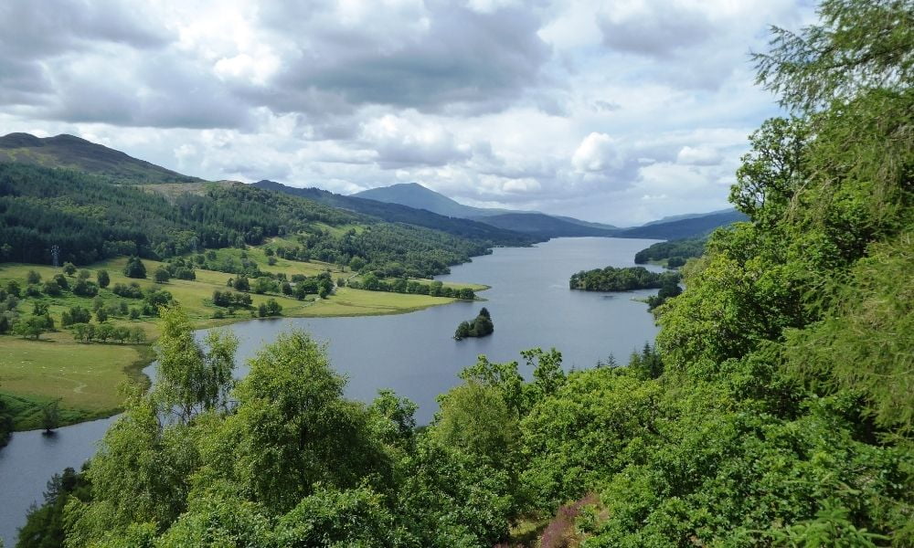 Photograph of Loch Tummel in Perth and Kinross, Scotland.
