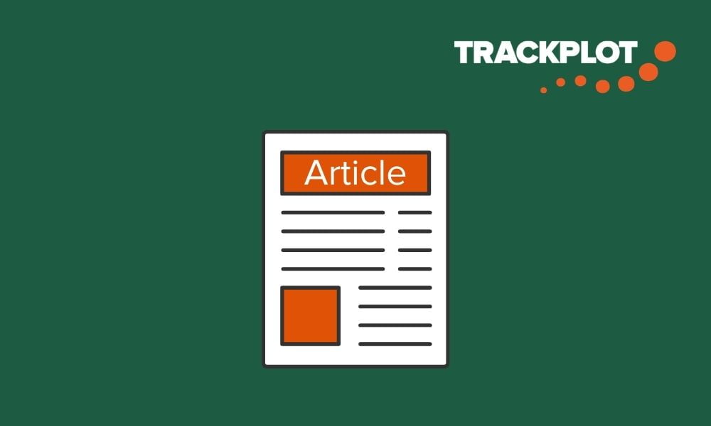 Icon depicting a Trackplot website article in the Resources section.